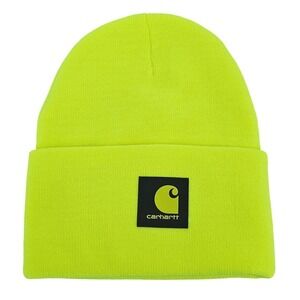 Carhartt A18 Acrylic Watch Hat Beanie Neon Lime Green 105667 BLM Mens OS